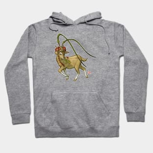 New Year Goat, Tan Hoodie